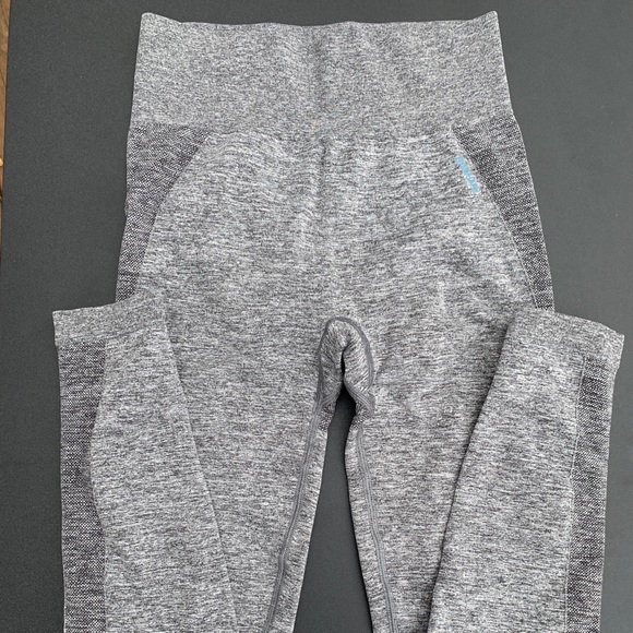 Gymshark Pants - Gymshark Flex Leggings Gray/Teal